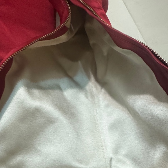 38.5/8❤️CHANEL Runway Red Satin Leather OVER THE KNEE HIGH HEEL Platform BOOTS - Picture 14 of 15